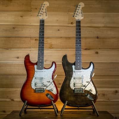 Washburn Sonamaster Deluxe Electric Guitar-Sunburst (SDFSB) image 2