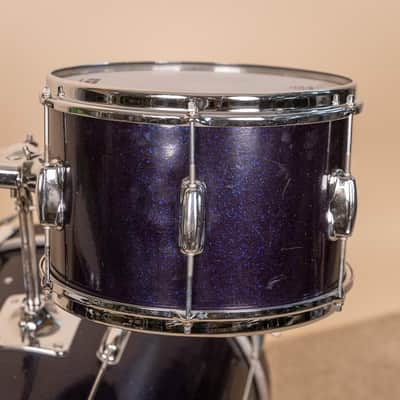 1960s Slingerland Stage Band Sparkling Blue Pearl Drum Set image 14