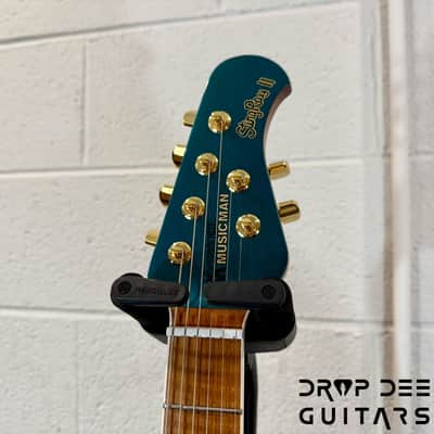 Ernie Ball Music Man Cory Wong StingRay II Deluxe Electric Guitar w/ Case-Pine Green image 11