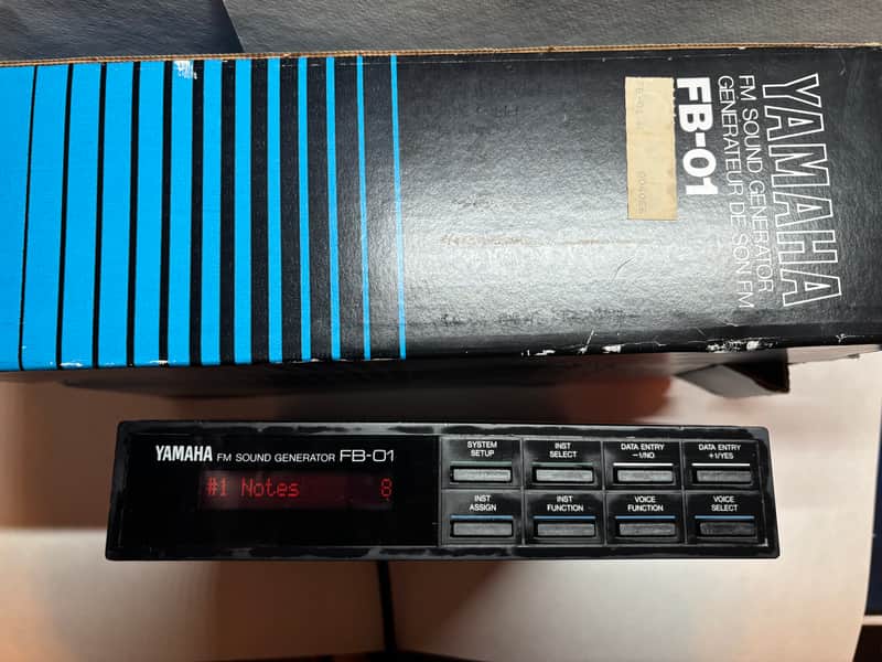 Yamaha FB-01 FM Sound Generator 1986 - 1987 - Black image 1