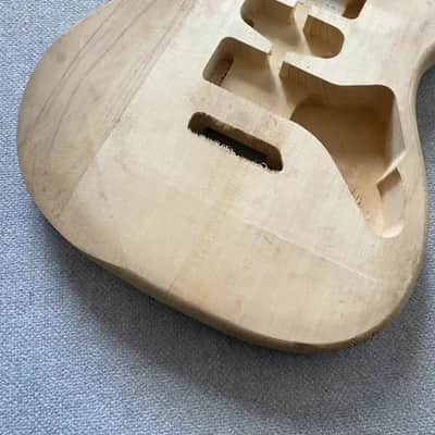 Unfinished Basswood Guitar Strat Style Body image 4