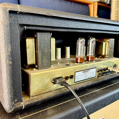 Hiwatt CUSTOM LEAD 50 watt tube amplifier original vintage Modesto sterling era amp image 12