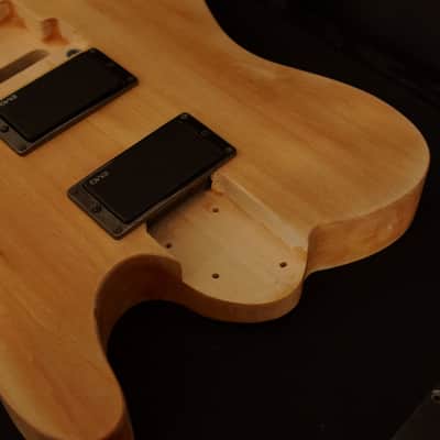 Custom Ibanez body routed for AANJ Wizard neck, and Original Edge tremolo image 3