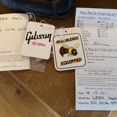 2010 Gibson Collector´s Choice #1, CC#1 Gary Moore 2010 "Greeny" image 11