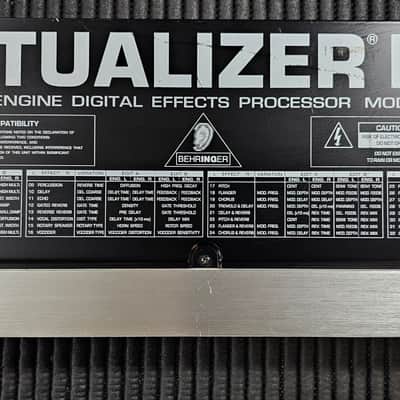 Behringer Virtualizer Pro DSP1000P 24-Bit Dual Engine Digital Effects Processor 2000s - Black / Silver image 3