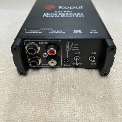 Immagine Kopul SDI-PCC Stereo Multimedia Passive Direct Box 2024 - Black - 2