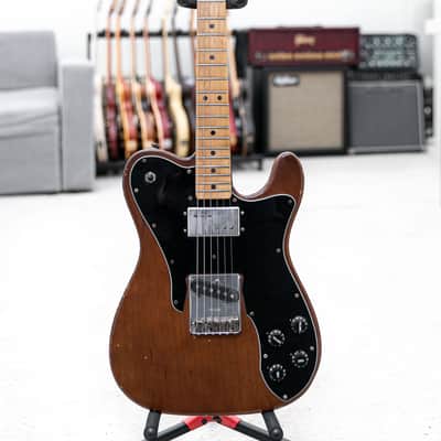 1978 Fender Telecaster Custom with Maple Fretboard in Walnut (Mocha) 7.2lbs image 1