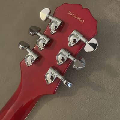 Epiphone Les Paul Standard Left-Handed 1989 - 2013 Cherry Sunburst image 4