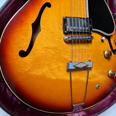 Gibson ES-330TD 1967 Sunburst - Vintage ES-335 like Conversion w/ Gibson T-Top Pickups image 6