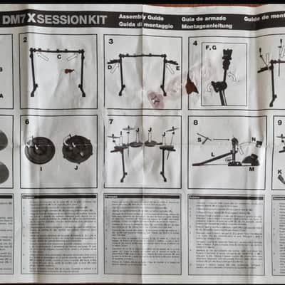 Alesis DM7X Kit Advanced Electronic Drum Set 2010s - Black image 11