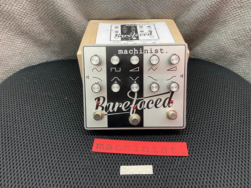 Barefaced Machinist Bass Guitar Fuzz Overdrive Distortion Clean Dry Blend EQ Analog Effect Pedal image 1