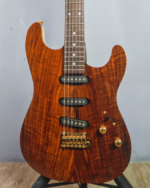 Schecter USA Custom Shop CET Walnut / Swamp Ash Natural #14-01022 image 1