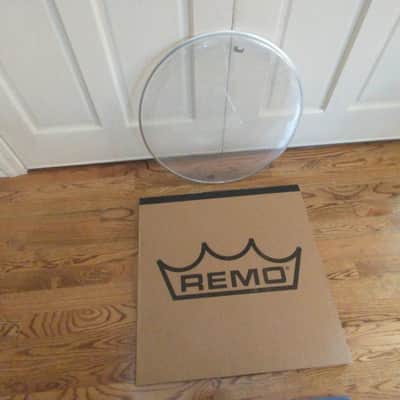 Remo Pearl New 24-in bass drum batter head with built-in muffler image 1