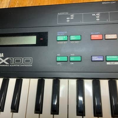 Yamaha DX100 Programmable Algorithm Synthesizer 1985 - Black image 5