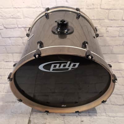 PDP Pacific Drums & Percussion Double Drive Bass Drum 22x18" Metallic Green / Gold image 1