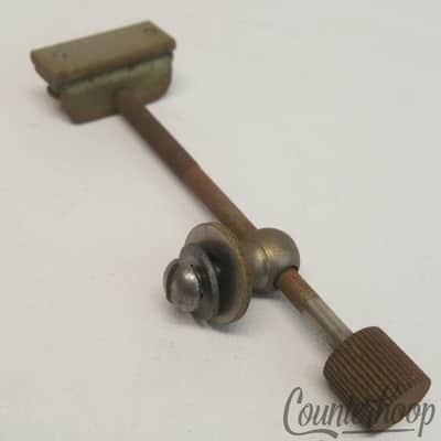 Leedy Snare Drum Strainer Tensioner Single-Point Eyelet Nickel Vintage10s 4 1/16 image 1