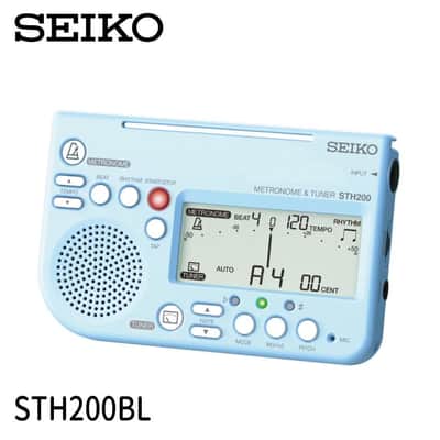 Seiko STH200 Metronome & Chromatic Tuner Blue image 1
