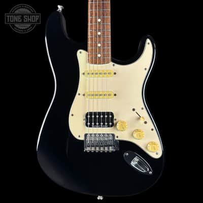 Used Squier Stratocaster HSS Black w/case TSU25011 image 1