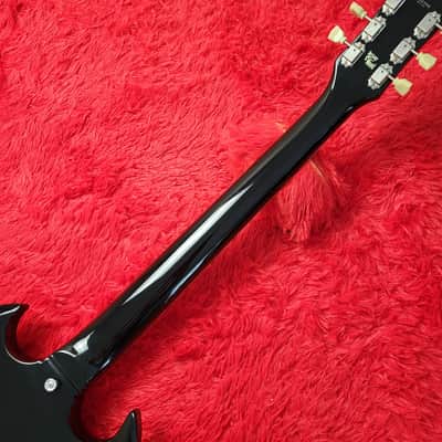 History SH-SG 2010 SG Standard Black - Heritage Wood - Original Hard Shell Case - Made By Fujigen in Japan MIJ image 14