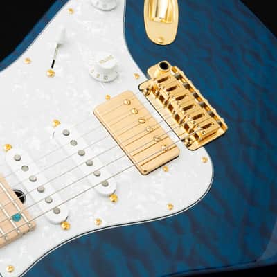 T's Guitars DST-Classic 24 w/Master Grade Quilt Maple -Trans Blue- #033059 2024 [Made in Japan] image 5