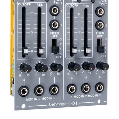 Behringer 121 Dual VCF Eurorack Synthesizer Module image 1