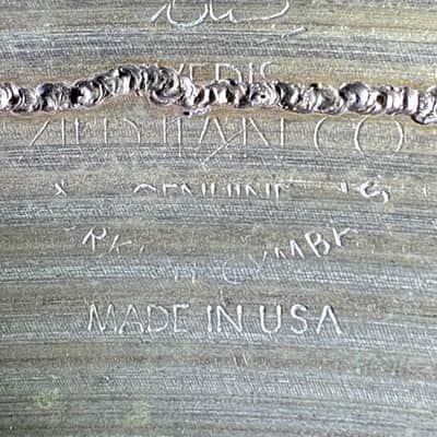 Zildjian Restored 20" A. Transition Stamp 1946 to 1953 image 7
