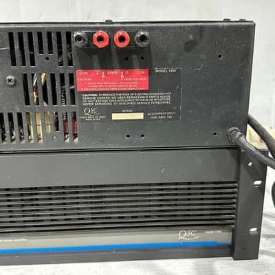 QSC 1400 400W Professional Stereo Amplifier #5132 (One) THS image 6
