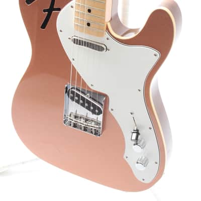 2021 Fender Telecaster Thinline F-hole penny mist metallic image 3