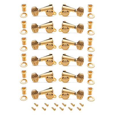 Gotoh Luxury 18:1 12-String Guitar Tuners, Polished Gold image 1