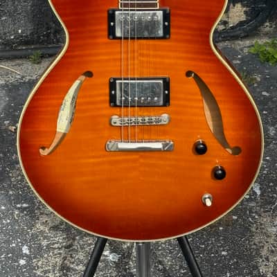 Sadowsky Semi Hollow Archtop 2006 - outragious Violin'burst a small powerhouse for the Pro Player ! image 1