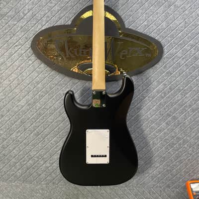 Fender Squier Debut Series "Amazon" Stratocaster Satin Black SkunkWerx In USA Fret Polish and Setup image 16