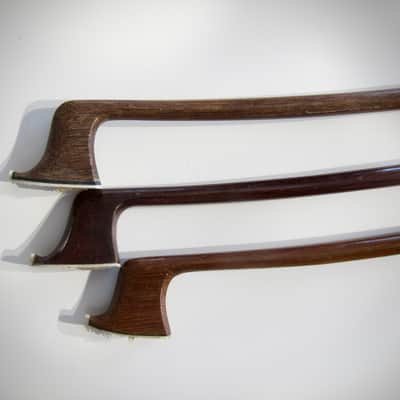 German Violin Bows Various Makers High Quality 4/4, 7/8, & 3/4 Sizes Lot of Twelve(12) Circa-1900s-Brown image 13