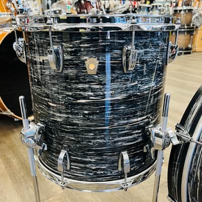 Ludwig Classic Maple Downbeat 3-Pc Shell Pack 12/14/20 (Vintage Black Oyster) image 4