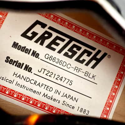2023 Gretsch Richard Fortus Signature Falcon G6636 - Black image 12