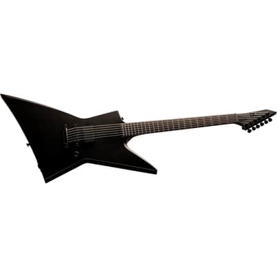 ESP LTD EX Black Metal Guitar w/EMG 81 Pickup - Black Satin image 4