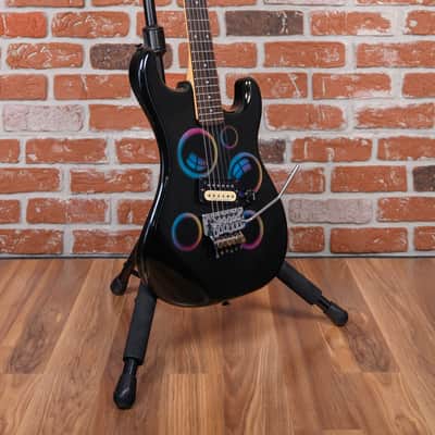 Kramer USA Baretta Bubbles Graphic 1986 w/Hard Shell Case image 3