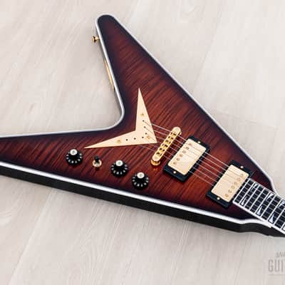 2022 Gibson Custom Shop Dave Mustaine Flying V EXP Limited Edition Red Amber Burst w/ Case, CoA, Tags image 8
