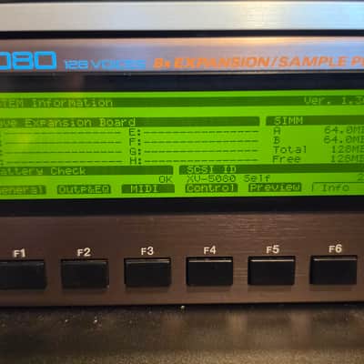 Roland XV-5080 128-Voice Synthesizer MAX RAM image 3