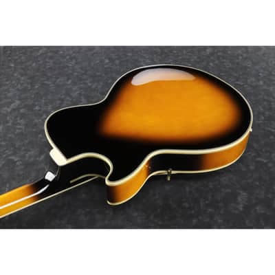 Ibanez GB10SEBS George Benson Signature Guitar w/Case - Brown Sunburst image 7