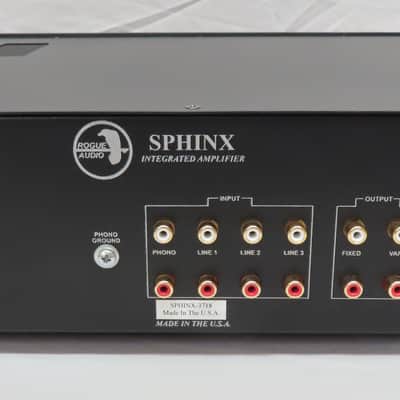 Rogue Audio Sphinx v3 Integrated Amplifier - Hybrid Tube 100 Watt Amp w/ Remote image 6