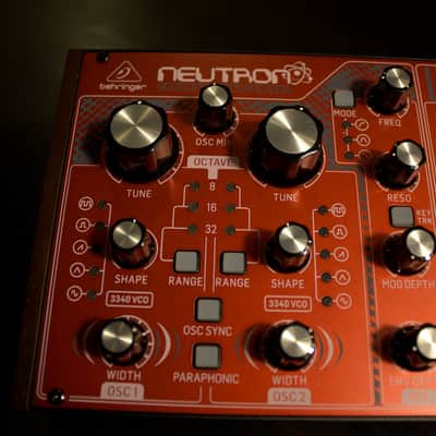 Behringer Neutron Paraphonic Analog and Semi-Modular Synthesizer 2018 - Present - Red image 6