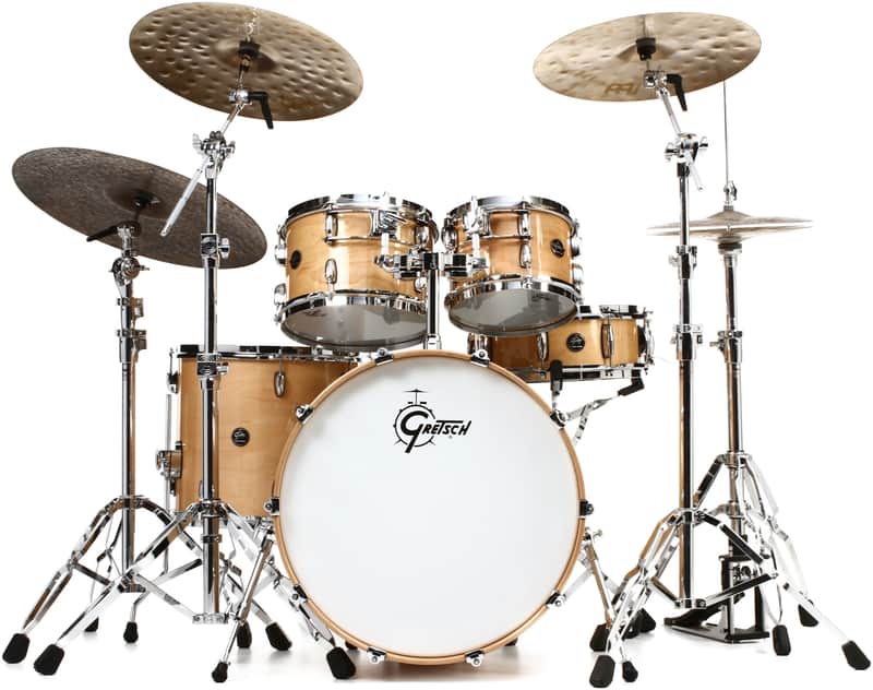 Gretsch Drums Renown RN2-E8246 4-piece Shell Pack - Gloss Natural image 1