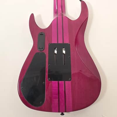 Agile 7 String Electric Guitar w/Floyd Rose 27" Scale Interceptor Pro 727 EB EMG Tribal Purple image 7