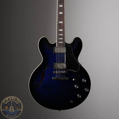 Gibson ES-335 Figured Custom Color Deep Ocean Burst image 1