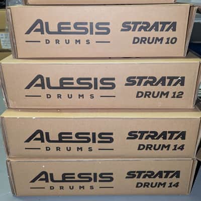 Alesis Strata Prime Mesh Drum Trigger Pad Set - 8",10",12",14",14" w/ Extras - Open Box image 9
