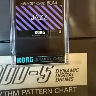 Korg DDD-5 Sound Library Series DFC-P02 Memory Card Jazz for DDD5 Drum Machine image 2