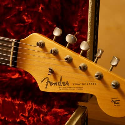 Fender 1963 Stratocaster Custom Shop HREL 2022 -  Aged Surf Pearl image 7