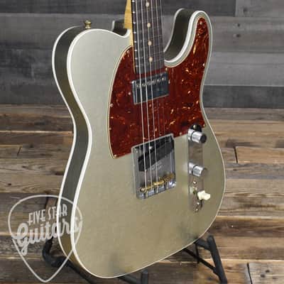 Mint Fender Custom Shop 60s Reverse Telecaster Journeyman Relic - Champagne Metallic (Journeyman Relic) with custom shop hard shell case image 9