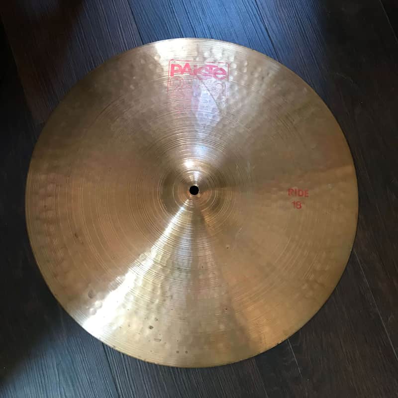 Paiste 18" 2002 Ride Cymbal 1980 - 1989 image 1
