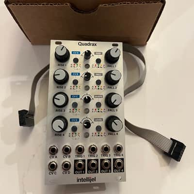 Intellijel Quadrax Quad Function Generator Eurorack Synth Module 2020 - Present - White image 2